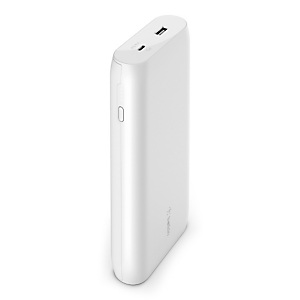 Belkin BOOST‘!CHARGE, Blanco, Universal, Rectángulo, 20000 mAh, USB, 30 W BPB002BTWT Belkin BOOST‘!CHARGE, Blanco, Universal, Rectángulo, 20000 mAh, USB, 30 W BPB002BTWT