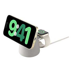 Belkin BoostCharge Pro, Intérieure, Secteur, Recharge sans fil, 1,5 m, Beige WIZ027VFH37 Belkin BoostCharge Pro, Intérieure, Secteur, Recharge sans fil, 1,5 m, Beige WIZ027VFH37