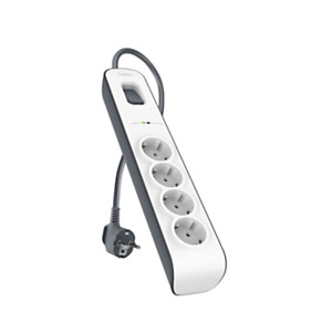 Belkin BSV400VF2M, 525 J, 4 salidas AC, 2 m, Blanco Belkin BSV400VF2M, 525 J, 4 salidas AC, 2 m, Blanco
