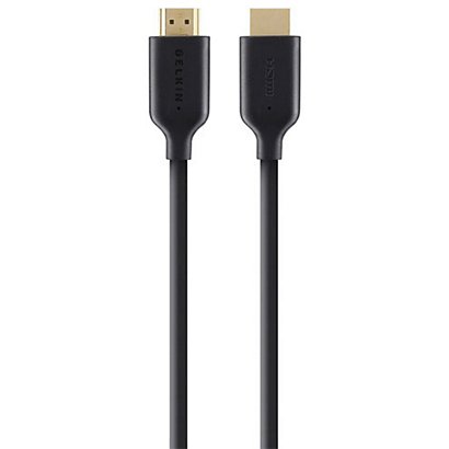 Belkin HDMI - HDMI, 1m, 1 m, HDMI Type A (Standard), HDMI Type A (Standard), Compatibilité 3D, 10,2 Gbit/s, Noir F3Y021BT1M