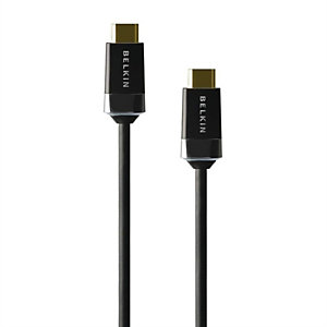 Belkin High Speed HDMI 1m, 1 m, HDMI Type D (Micro), HDMI Type A (Standard), Noir HDMI0018G-1M