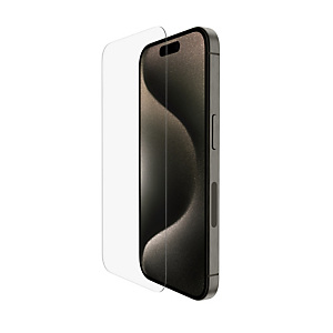 Belkin ScreenForce, Apple, iPhone 15 Pro, Resistente a impactos, Resistente a rayones, Translúcido, 1 pieza(s) OVA137ZZ Belkin ScreenForce, Apple, iPhone 15 Pro, Resistente a impactos, Resistente a rayones, Translúcido, 1 pieza(s) OVA137ZZ