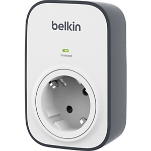 Belkin SurgeCube - Regleta de protección contra sobretensiones con 1 enchufe, montable en la pared, protección hasta 306 julios, blanco Belkin SurgeCube - Regleta de protección contra sobretensiones con 1 enchufe, montable en la pared, protección hasta 306 julios, blanco