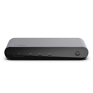 Belkin Thunderbolt 4 Dock Pro, Alámbrico, Thunderbolt 4, 90 W, 1000 Mbit/s, Negro, SD INC006VFSGY Belkin Thunderbolt 4 Dock Pro, Alámbrico, Thunderbolt 4, 90 W, 1000 Mbit/s, Negro, SD INC006VFSGY