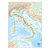 BELLETTI Carta geografica Italia - scolastica - murale - 2