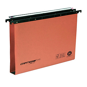 BERTESI Cartella sospesa Cartesio Plus - cassetto - interasse 39 cm - fondo U - 37 x 25 cm - arancio BERTESI Cartella sospesa Cartesio Plus - cassetto - interasse 39 cm - fondo U - 37 x 25 cm - arancio