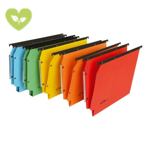 BERTESI Cartelle sospese per armadi Linea Joker, Interasse 33 cm, Fondo a V, Colori assortiti (confezione 10 pezzi) BERTESI Cartelle sospese per armadi Linea Joker, Interasse 33 cm, Fondo a V, Colori assortiti (confezione 10 pezzi)