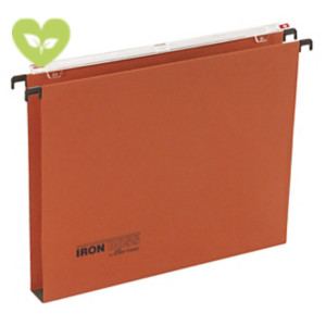 BERTESI Cartelle sospese per cassetti Linea Iron by Bertesi, Ecologiche, Interasse 33 cm, Fondo a U, Arancio (confezione 25 pezzi) BERTESI Cartelle sospese per cassetti Linea Iron by Bertesi, Ecologiche, Interasse 33 cm, Fondo a U, Arancio (confezione 25 pezzi)