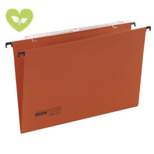 BERTESI Cartelle sospese per cassetti Linea Iron by Bertesi, Ecologiche, Interasse 39 cm, Fondo a V, Arancio (confezione 25 pezzi) BERTESI Cartelle sospese per cassetti Linea Iron by Bertesi, Ecologiche, Interasse 39 cm, Fondo a V, Arancio (confezione 25 pezzi)