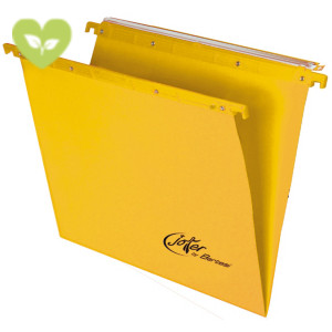 BERTESI Cartelle sospese per cassetti Linea Joker, Interasse 33 cm, Fondo a V, Giallo (confezione 10 pezzi) BERTESI Cartelle sospese per cassetti Linea Joker, Interasse 33 cm, Fondo a V, Giallo (confezione 10 pezzi)