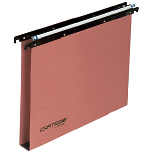 BERTESI Cartesio Cartelle sospese per cassetti, Interasse 39 cm, Fondo a U, Arancio (confezione 25 pezzi) BERTESI Cartesio Cartelle sospese per cassetti, Interasse 39 cm, Fondo a U, Arancio (confezione 25 pezzi)