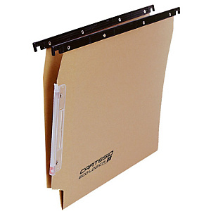 BERTESI Cartesio Eco-logica Cartelle sospese per armadi, Interasse 33 cm, Fondo a V, Avana (confezione 25 pezzi) BERTESI Cartesio Eco-logica Cartelle sospese per armadi, Interasse 33 cm, Fondo a V, Avana (confezione 25 pezzi)