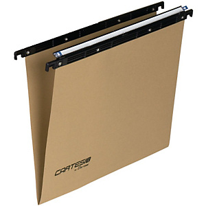 BERTESI Cartesio Eco-logica Cartelle sospese per cassetti, Interasse 39 cm, Fondo a V, Avana (confezione 25 pezzi) BERTESI Cartesio Eco-logica Cartelle sospese per cassetti, Interasse 39 cm, Fondo a V, Avana (confezione 25 pezzi)
