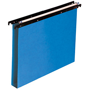 BERTESI Cartesio PP Cartelle sospese per cassetti, Interasse 39 cm, Fondo a U, Blu (confezione 10 pezzi) BERTESI Cartesio PP Cartelle sospese per cassetti, Interasse 39 cm, Fondo a U, Blu (confezione 10 pezzi)