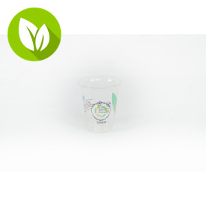 BETIK Vaso de PLA para bebidas frías, transparente, 220 ml, 50 unidades