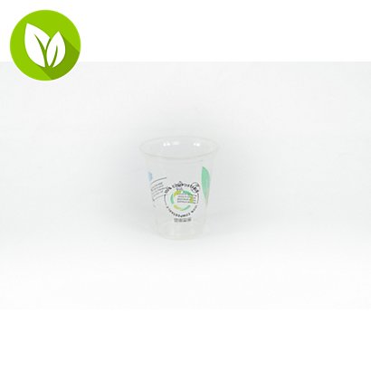 BETIK Vaso de PLA para bebidas frías, transparente, 220 ml, 50 unidades - 1