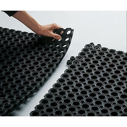 Bevestigingsklemmen voor rubber roostermat dikte 23 mm, set van 2