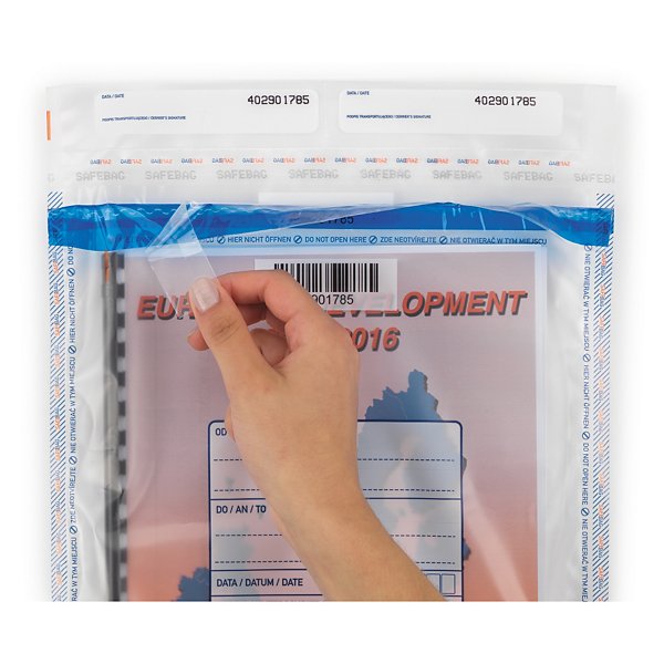 Bezpečnostní obálky 275x375mm, bílé | SAFEBAG - 5