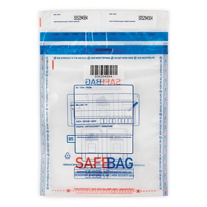 Bezpečnostné obálky 275x375mm, biele | SAFEBAG - 1