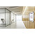 Bi-Office Cornice da parete con chiusura a scatto e angoli arrotondati, Alluminio, Formato A4 - 3