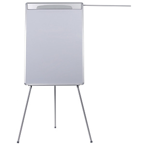 Bi-Office Design, caballete con trípode, superficie de borrado en seco magnética, marco gris, 700 x 1000 mm Bi-Office Design, caballete con trípode, superficie de borrado en seco magnética, marco gris, 700 x 1000 mm