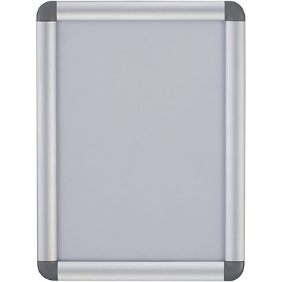Bi-Office Marco tipo clip curvado de pared, aluminio, tamaño A1 -  Vitrinas Kalamazoo