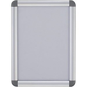 Bi-Office Marco tipo clip curvado de pared, aluminio, tamaño A1 Bi-Office Marco tipo clip curvado de pared, aluminio, tamaño A1
