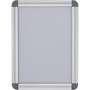 Bi-Office Marco tipo clip curvado de pared, aluminio, tamaño A4 Bi-Office Marco tipo clip curvado de pared, aluminio, tamaño A4
