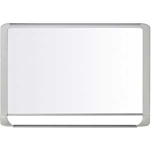 Bi-Office Master Vision, pizarra blanca magnética, superficie blanca brillante, esmaltada, marco gris claro, 600 x 900 mm Bi-Office Master Vision, pizarra blanca magnética, superficie blanca brillante, esmaltada, marco gris claro, 600 x 900 mm