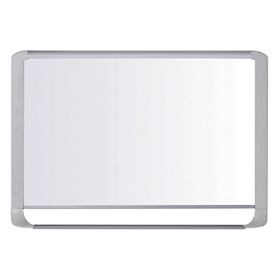 Bi-Office MasterVision Lavagna magnetica, Superficie smaltata bianco brillante, Cornice grigio chiaro, 1800 x 1200 mm - 1