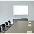 Bi-Office MasterVision, pizarra blanca magnética, superficie blanca brillante, acero lacado, marco gris claro, 1200 x 900 mm - 2