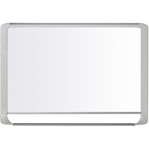Bi-Office MasterVision, pizarra blanca magnética, superficie blanca brillante, acero lacado, marco gris claro, 900 x 600 mm Bi-Office MasterVision, pizarra blanca magnética, superficie blanca brillante, acero lacado, marco gris claro, 900 x 600 mm