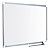 Bi-Office Maya New Generation, pizarra blanca, magnética, superficie de acero lacado, marco de aluminio gris, 900 x 600 mm - 1