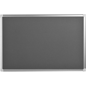 Bi-Office Maya New Generation, Tablón de fieltro, marco de aluminio, 900 x 600 mm, gris Bi-Office Maya New Generation, Tablón de fieltro, marco de aluminio, 900 x 600 mm, gris