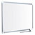 BI-OFFICE Maya New Generation whiteboard, magnetisch gelakt stalen oppervlak, grijs aluminium frame, 900 x 600 mm - 1