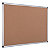 Bi-Office Maya, Tablón de corcho, marco de aluminio, 1200 x 900 mm, marrón - 1