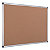 Bi-Office Maya, Tablón de corcho, marco de aluminio, 900 x 600 mm, marrón - 1