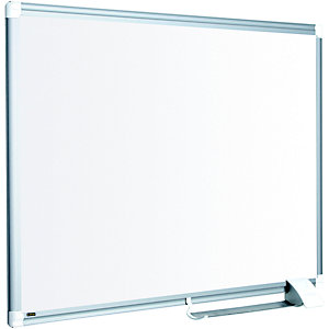 Bi-Office New Generation Maya Pizarra blanca, superficie magnética esmaltada, marco de aluminio, 1200 x 900 mm