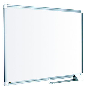 Bi-Office New Generation Maya Pizarra blanca, superficie magnética esmaltada, marco de aluminio, 1500 x 1000 mm