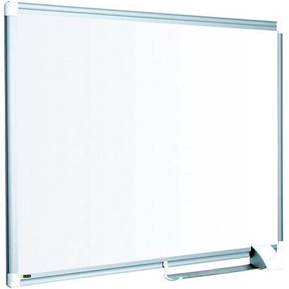 Bi-Office New Generation Maya Pizarra blanca, superficie magnética esmaltada, marco de aluminio, 900 x 600 mm - 1