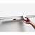 BI-OFFICE Nieuwe generatie Maya whiteboard, magnetisch, gelakt stalen oppervlak, grijs aluminium frame, 1800 x 900 mm - 2