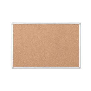 Bi-Office Pannello in sughero Earth, Cornice in alluminio, 60 x 45 cm Bi-Office Pannello in sughero Earth, Cornice in alluminio, 60 x 45 cm