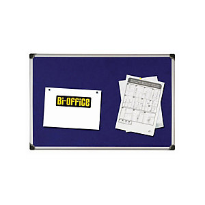 BI-OFFICE Pannello Maya Felt Board - feltro blu - 90 x 120 cm