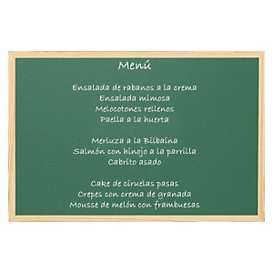 Bi-Office Pizarra verde para tiza 60 x 40 cm Bi-Office Pizarra verde para tiza 60 x 40 cm