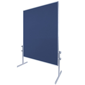 Bi-Office Revolver, pizarra, doble cara, fieltro azul, 1500 x 1200 mm Bi-Office Revolver, pizarra, doble cara, fieltro azul, 1500 x 1200 mm