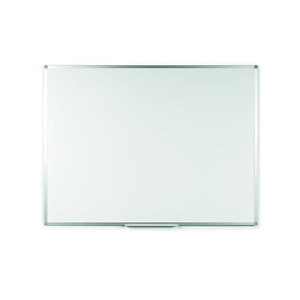 BI-OFFICE Tableau blanc Emaillé , Magnétique, cadre aluminium, 100 cm x 200 cm
