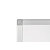 Bi-Office Tableau blanc émaillé - Surface magnétique - Cadre Aluminium - L.120 x H.90 cm - 3