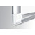 Bi-Office Tableau blanc Maya New Generation, surface en acier laqué, magnétique, cadre en aluminium gris, 1 200 x 900 mm - 3