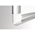 BI-OFFICE Tableau blanc Maya New Generation, surface en acier laqué, magnétique, cadre en aluminium gris, 1800 x 900 mm - 3