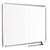 BI-OFFICE Tableau blanc Maya New Generation, surface en acier laqué, magnétique, cadre en aluminium gris, 1800 x 900 mm - 1